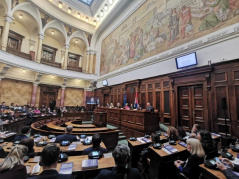 21 December 2022 The European Integration Committee Chairperson addresses the plenary session of the National Convention on European Union